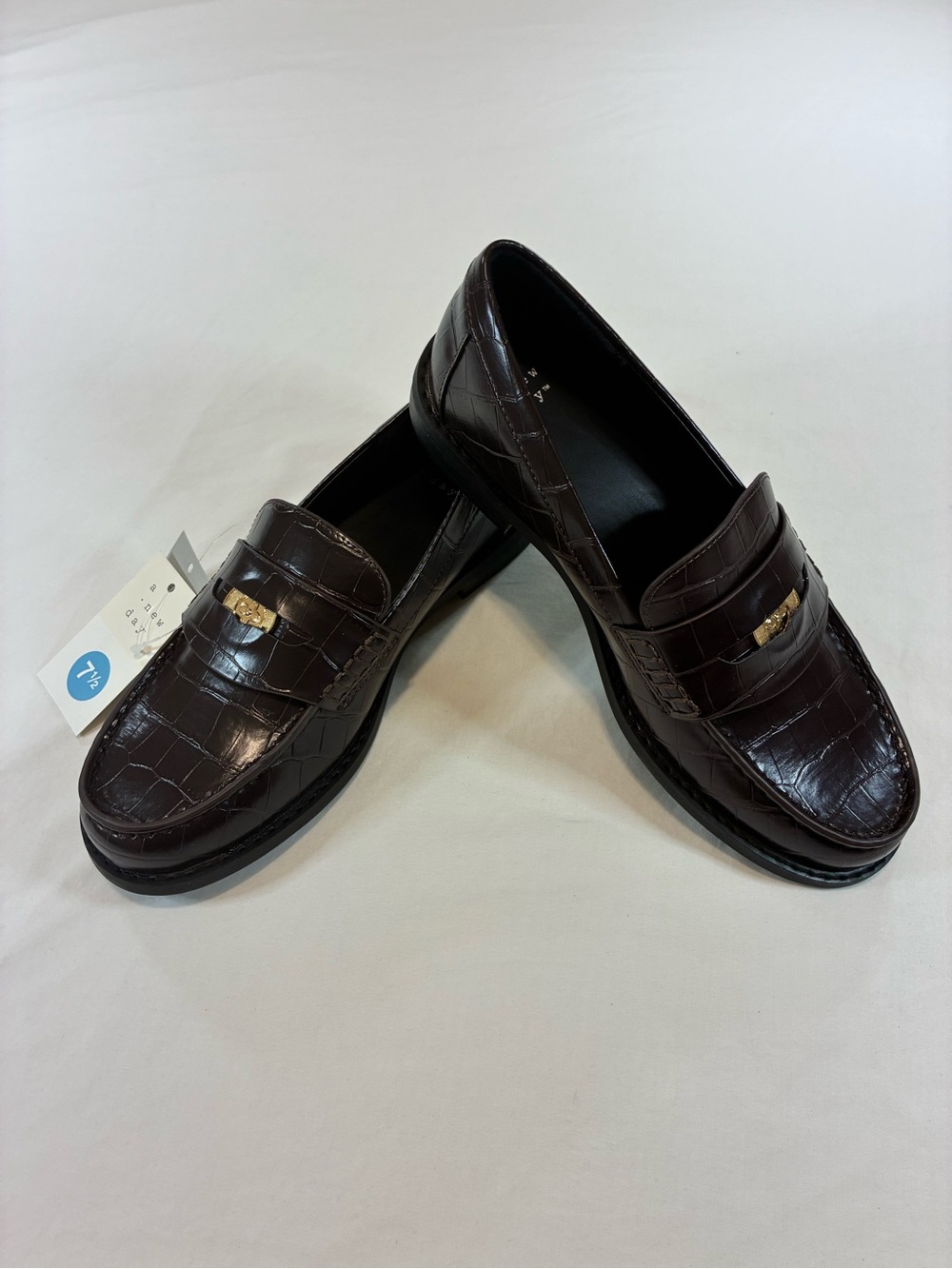 A New Day Croc-Texture Loafers